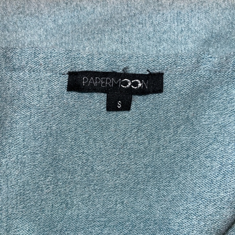 Turquoise Comfy Oversized Cardigan - Picture 3 of 3